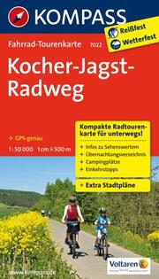 Fahrrad-Tourenkarte Kocher-Jagst-Radweg