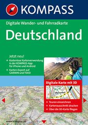 KOMPASS Digitale Karten Deutschland 3D
