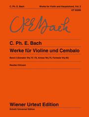 Werke für Violine und obligates Cembalo (Klavier)