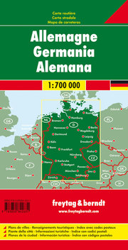 Deutschland, Autokarte 1:700.000