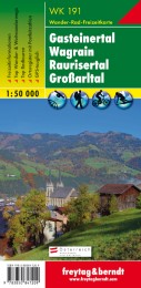 WK 191 Gasteinertal - Wagrain - Raurisertal - Großarltal, Wanderkarte 1:50.000