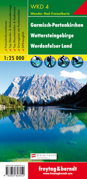 WKD 4 Garmisch-Partenkirchen - Wettersteingebirge - Werdenfelser Land, Wanderkarte 1:25.000