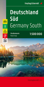 Deutschland Süd, Straßenkarte 1:500.000, freytag & berndt - Cover