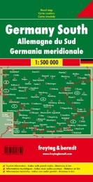 Deutschland Süd, Straßenkarte 1:500.000, freytag & berndt - Abbildung 1