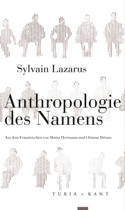 Anthropologie des Namens - Cover