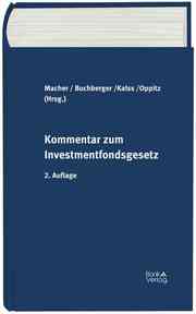 Kommentar zum Investmentfondsgesetz
