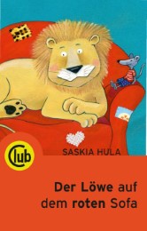 Der Löwe auf dem roten Sofa