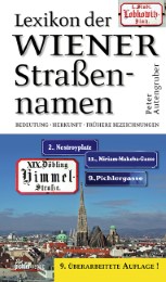 Lexikon der Wiener Strassennamen - Cover