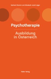 Psychotherapie: Ausbildung in Österreich - Cover