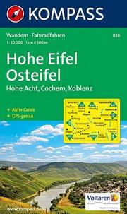 KOMPASS Wanderkarte Hohe Eifel - Osteifel - Hohe Acht - Cochem - Koblenz