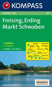KOMPASS Wanderkarte Freising - Erding - Markt Schwaben