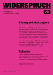 Widerspruch 63 - Cover