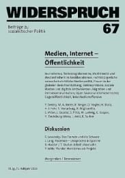 Widerspruch 67 - Cover