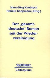 Der 'gesamtdeutsche' Roman seit der Wiedervereinigung - Cover