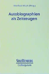 Autobiographien als Zeitzeugen - Cover