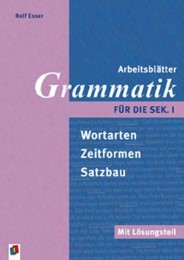 Arbeitsblätter Grammatik für die Sek.1 - Cover