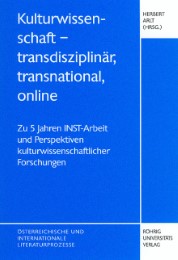 Kulturwissenschaft - transdisziplinär, transnational, online