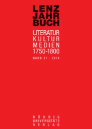 Lenz-Jahrbuch 21 (2014) - Cover
