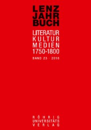 Lenz-Jahrbuch 23 (2016) - Cover