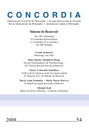Concordia - Internationale Zeitschrift für Philosophie Heft 54
