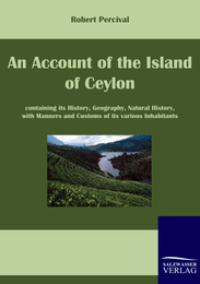 An Account of the Island of Ceylon - Cover