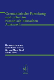 Germanistische Forschung und Lehre im rumänisch-deutschen Austausch - Cover