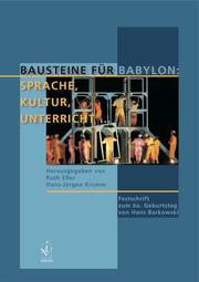 Bausteine für Babylon: Sprache, Kultur, Unterricht - Cover