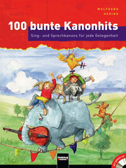 100 bunte Kanonhits. Liederbuch - Cover