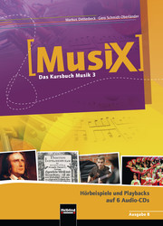 MusiX 3. Audio-CDs. Ausgabe Bayern