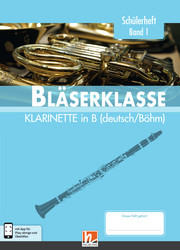 Leitfaden Bläserklasse. Schülerheft Band 1 - Klarinette - Cover