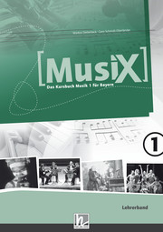 MusiX 1. Lehrerband. Ausgabe BG (Bayern Gym Lehrplan Plus) - Cover