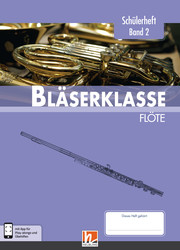 Leitfaden Bläserklasse. Schülerheft Band 2 - Flöte - Cover