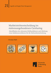 Markteintrittsentscheidung im stationsungebundenen Carsharing - Cover