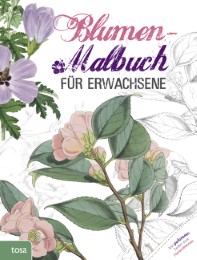 Blumen-Malbuch für Erwachsene - Cover