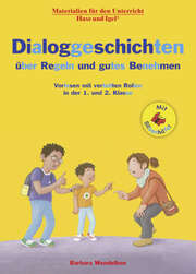 Dialoggeschichten über Regeln und gutes Benehmen/Silbenhilfe - Cover