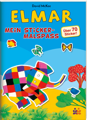 Elmar - Mein Sticker-Malspaß - Cover
