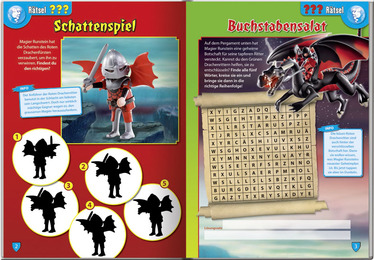 Playmobil - Mein Drachenritter-Mal-und-Rätselbuch - Abbildung 2