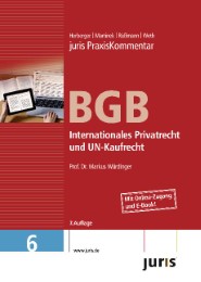 juris Praxiskommentar BGB Gesamtausgabe / Internationales Privatrecht und UN-Kau - Cover