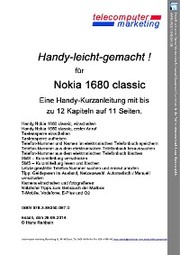 Nokia 1680 classic-leicht-gemacht