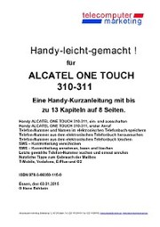 Alcatel One Touch 310-311-leicht-gemacht