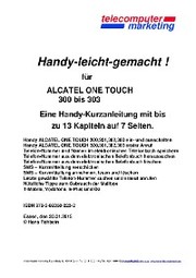 Alcatel One Touch 300,301,302,303-leicht-gemacht