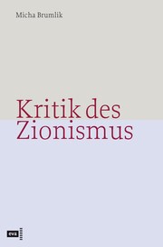 Kritik des Zionismus - Cover