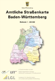 Amtliche Straßenkarte Baden-Württemberg