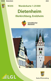 W255 Wanderkarte 1:25 000 Dietenheim - Cover