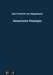 Homerische Theologie - Cover