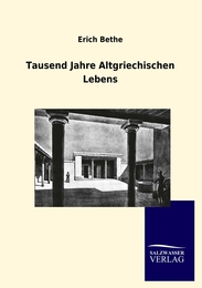 Tausend Jahre Altgriechischen Lebens - Cover