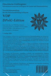 VDP - DPolG-Edition, Gesetzesbezeichnungen, Dürckheim Griffregister Nr. 210,288 bedruckte Aufkleber für die VSPA - Vorschriftensammlung für die Polizeiausbildung