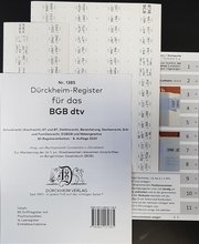 Dürckheim-Register Nr. 1385 für das BGB dtv