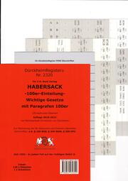 DürckheimRegister® HABERSACK-100er-Einteilung