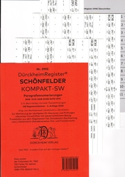 DürckheimRegister Nr. 2955 Habersack Deutsche Gesetze Kompakt-SW